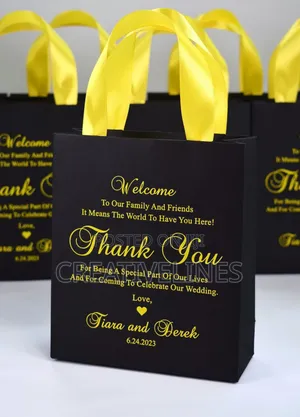 Thank You Paper Bags - Branded Client Appreciation Packaging
