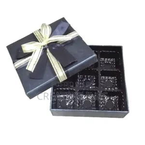 Gift Box with Ribbons - Elegant Kraft Presentation Boxes