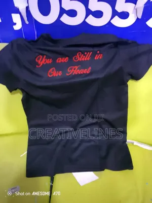 Embroidered T-Shirts for Funerals - Dignified Memorial Apparel