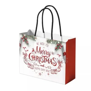 Christmas Paper Bags - Festive Seasonal Branded Packaging