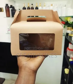 Brown Gamble Boxes with Window - Display Packaging with a View