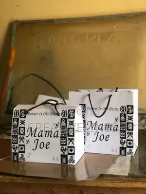 Single Color Printed Box Bags