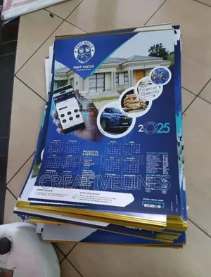 One Color Panel Calendars - Cost-Effective Promotional Tools