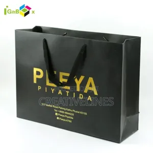 Gold Foil Paper Bags - Luxury Packaging for All Sectors