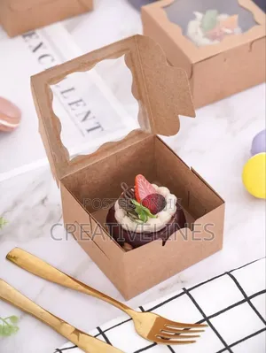 Brown Custom Cake Boxes - Eco-Friendly Packaging for Bakers