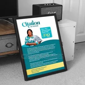 Custom Citation of Honor Plaques & Prints