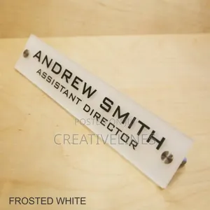 Customised Office Desk Signage - Personalized Name Plates