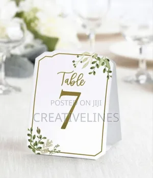 Custom Event Table Numbers - Wedding & Conference Signage