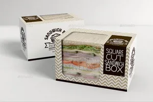 Custom Sandwich Boxes - Branded Takeaway Packaging for Cafes