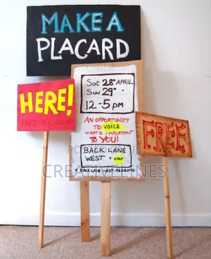 Custom Wooden Placards - Rustic & Elegant Signage