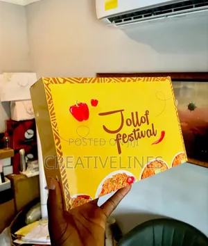 Jollof Rice Packages - Custom Printed Packs for Food Sales