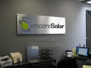 Custom Indoor Reception Signage Fabrication