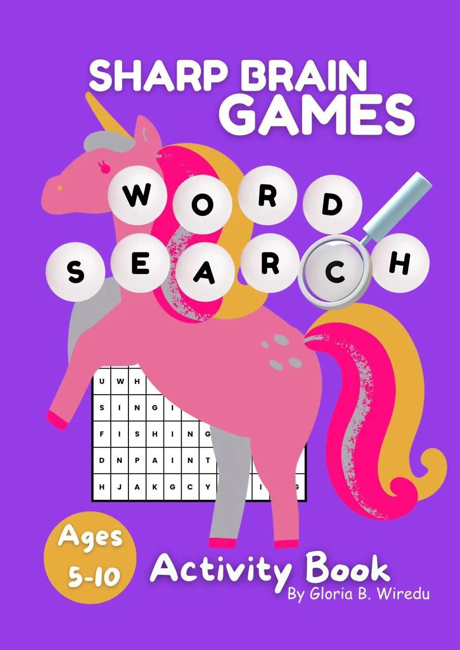 Sharp Brain Games: Word Search – Fun, Learning & Puzzles for Young Minds (Ages 5–10)