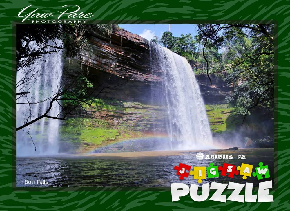 Abusua Pa Jigsaw Puzzle: Boti Falls (140/216 Puzzle Pieces) – Pre-Order