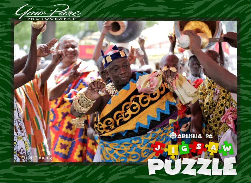 Abusua Pa Jigsaw Puzzle: Chief Dancing (140/216 Puzzle Pieces) – Pre-Order