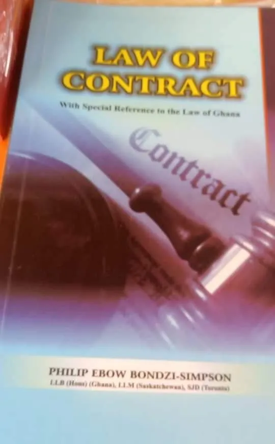 Law of Contract: With Special Reference to the Law of Ghana