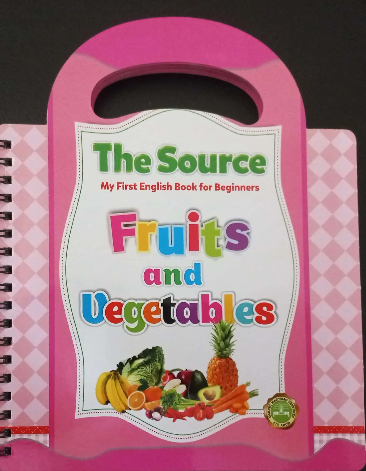 My First English Fruits & Vegetables Book – The Source: Learn Food Names for Kids (Board Book)