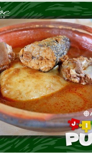 Abusua Pa Jigsaw Puzzle: Fufu Dish (1000 Puzzle Pieces) - Ghanaian Culture & Food Art Puzzle