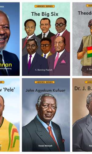 Book Set: Red Oak Heroes Series (6 Books) - Ghanaian Historical Figures for Middle Grade Readers