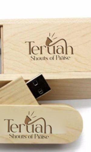 Joyful Way Incorporated: Teruah – Shouts of Praise (Pen Drive in Box Case) - 50 Ghanaian Gospel Tracks