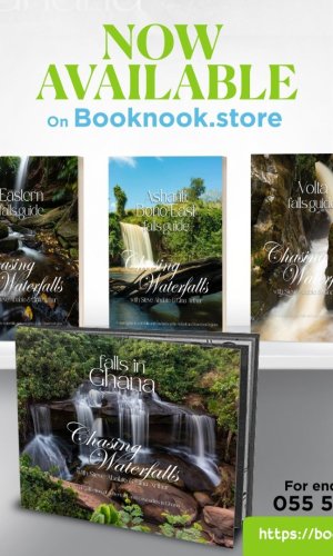 Falls in Ghana: Unified Guide Books & A Coffee Table Photobook (Chasing Waterfalls with Steve Ababio & Gina Arthur) - Dual Edition Waterfall Tourism