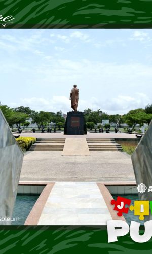 Abusua Pa Jigsaw Puzzle: Nkrumah Mausoleum (216 Puzzle Pieces) – Pre-Order - Ghana Independence History Puzzle