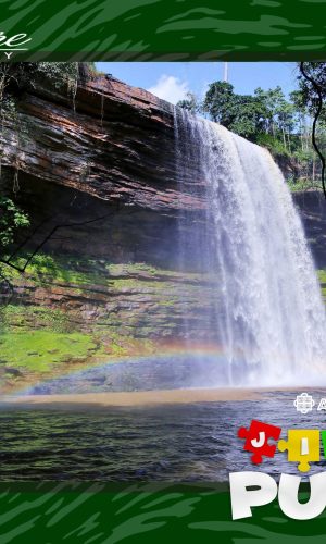 Abusua Pa Jigsaw Puzzle: Boti Falls (140/216 Puzzle Pieces) – Pre-Order - Nature Waterfall Scenic Puzzle