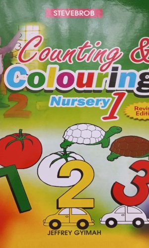 Stevebrob: Counting and Colouring – Nursery 1 (Revised Edition) - 1–10 with Crayon Activities