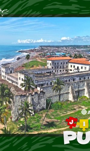 Abusua Pa Jigsaw Puzzle: Elmina Castle (140/216 Puzzle Pieces) – Pre-Order - Historic Fishing Town Fortress