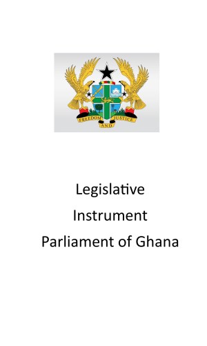 National Health Insurance Regulations, 2004 (L.I. 1809) - NHIS Claims & Provider Standards