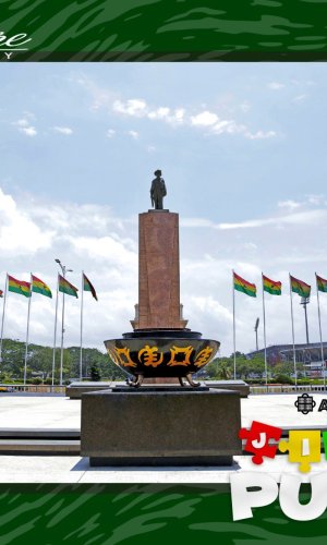 Abusua Pa Jigsaw Puzzle: The Black Star Square (216 Puzzle Pieces) – Pre-Order - Independence Square Aerial View