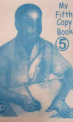 My Fifth Copy Book - 200-Page Quad-Ruled Exercise Book with Ghanaian Heroes Margin Art