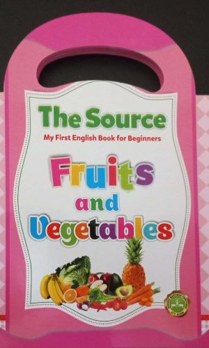 The Source: My First English Book for Beginners – Fruits and Vegetables (Board Book) - Market Produce Identification
