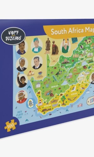South Africa Map Jigsaw Puzzle - 500-Piece Rainbow Nation