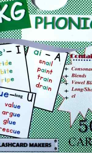 Flashcards: KG Phonics (50 Cards)
