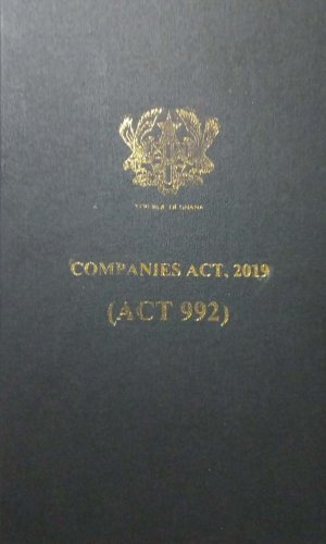 Companies Act, 2019 (Act 992, Hardcover) - Single-Member Companies & E-Registration