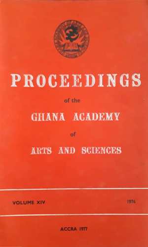 GAAS Proceedings Vol XIV (1976) – Agriculture & Rural Development