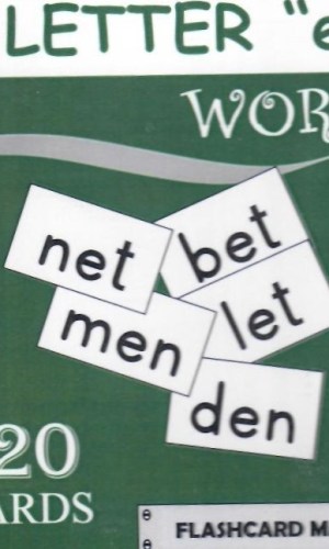 Flashcards: 3-Letter ‘e’ (20 cards)