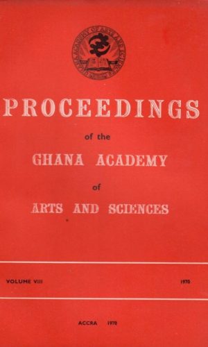 GAAS Proceedings Vol VIII (1970) + Danquah Lecture #3