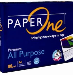 A4 Paper Sheets: PaperOne (White, 80gsm, 500 sheets)