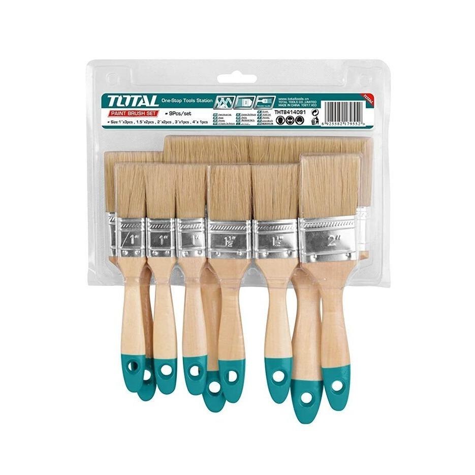 Farmline – Total 9 Pieces Paint Brush Set – THT8414091