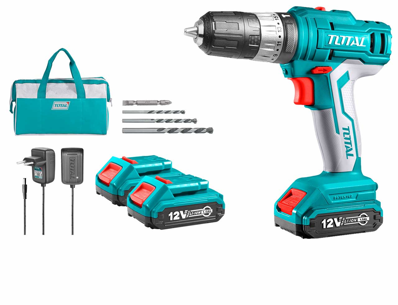 Farmline – Total Li-ion Cordless Impact Drill 12V – TIDLI1222