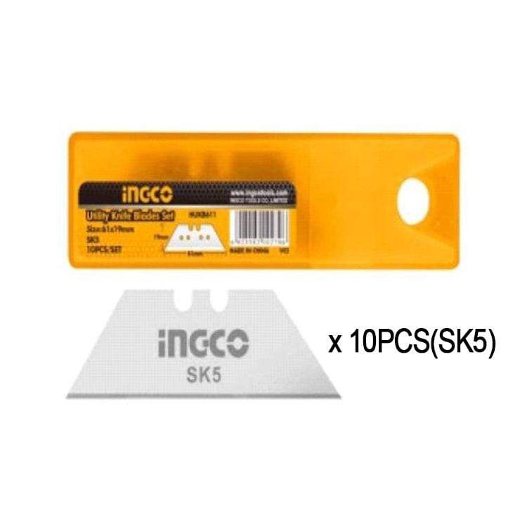 Farmline - Ingco 10 Pieces Utility Knife Blades Set – HUKB61001