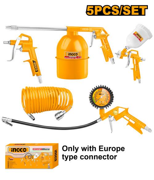 Ingco Air Tools 5 Pcs Air Tools Set AKT0053