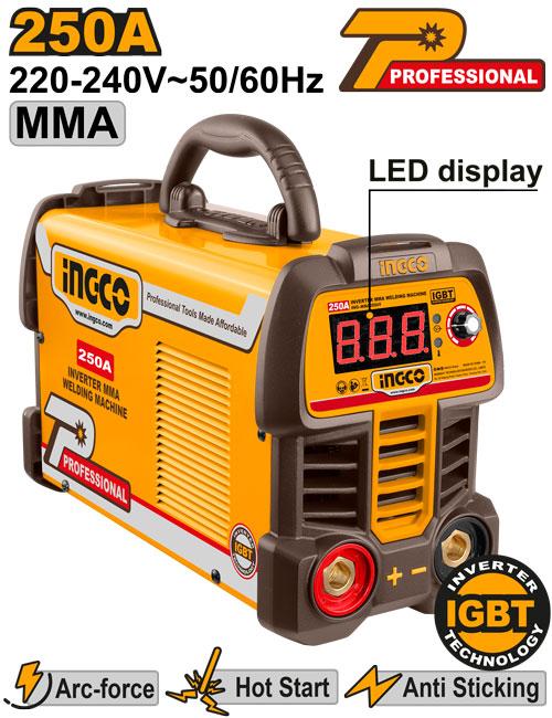 Ingco Welding Machines Inverter MMA Welding Machine ING-MMA25069