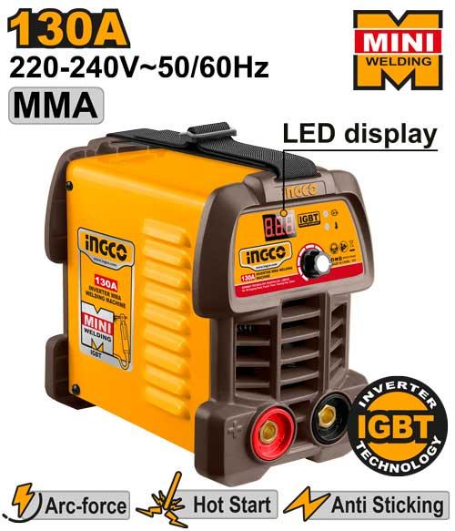 Ingco Welding Machines Inverter MMA Welding Machine ING-MMA13049