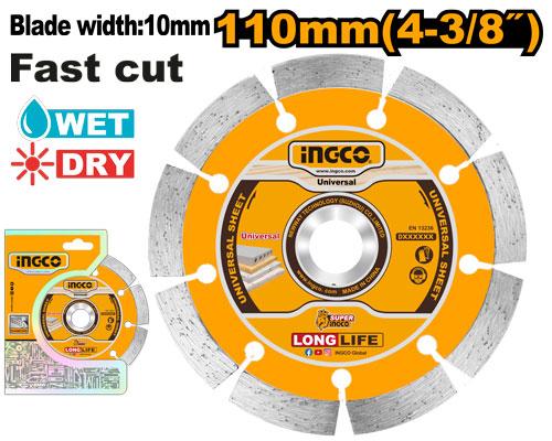 Ingco Dry Diamond Disc 4 3/8" x 10mm DMD011102