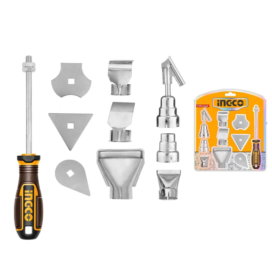 Ingco 10 Pieces Heat Gun Accessories Set HGA0131