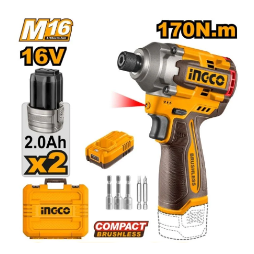 Ingco Cordless Impact Driver CIRLI16178