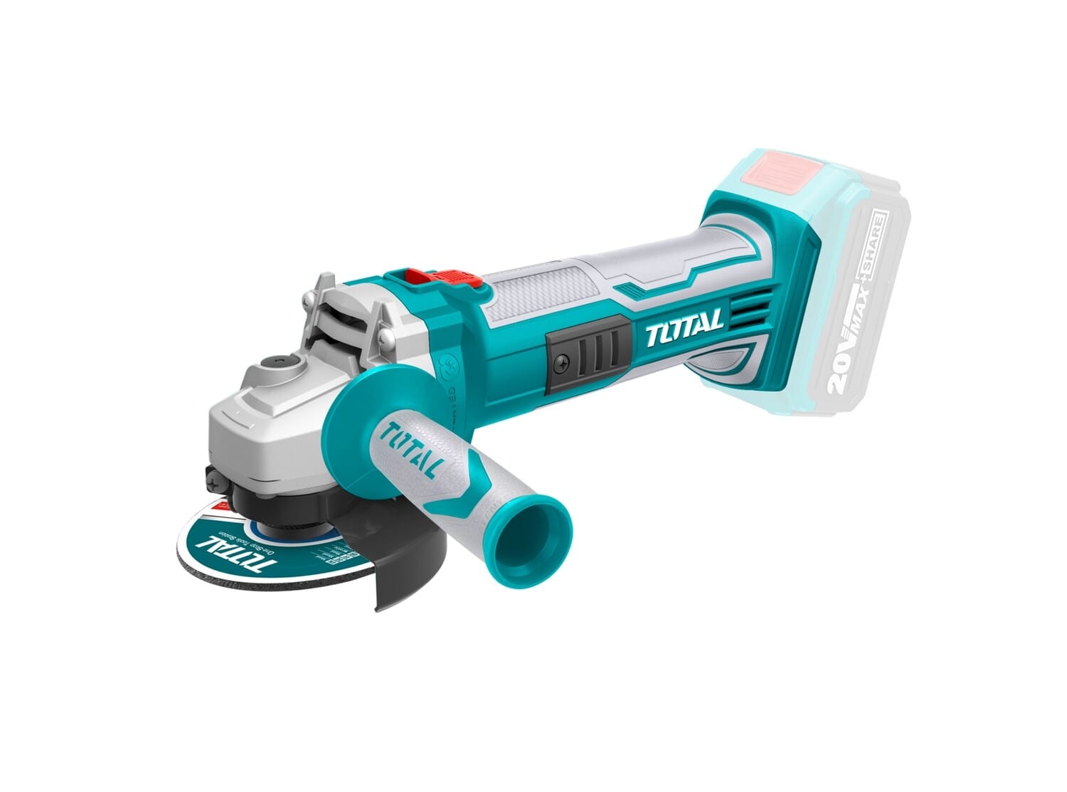 Total 4.5"/115mm Li-ion Angle Grinder 20V – TAGLI2011587